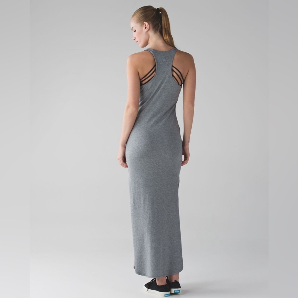 Lululemon Refresh Maxi Dress Heather Gray